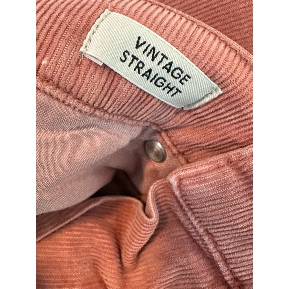 J.Crew blush pink corduroy vintage straights stretch jeans size 24- 0 - Picture 4 of 8